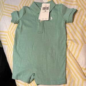 Polo by Ralph Lauren Mint Green Kids Bodysuit